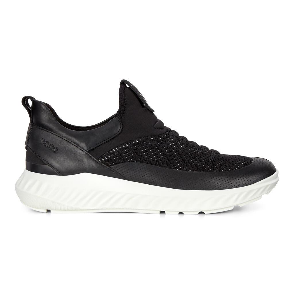 Ecco St.1 Lite Mens Slip On Sneakers In Black Sale - India HTF-240813